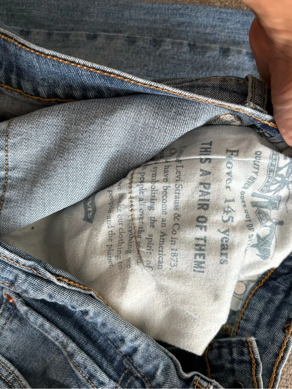 Men’s Levi’s 505’s
